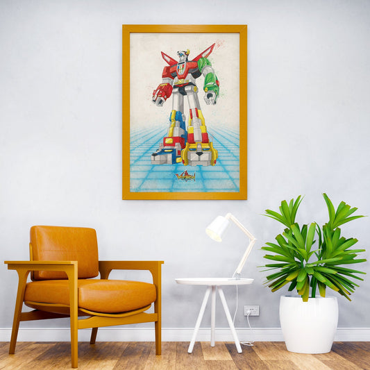 Voltron № 2 Asian Style Poster | Wall Art for Home & Office | High-Quality Print - High-Quality Visual Display