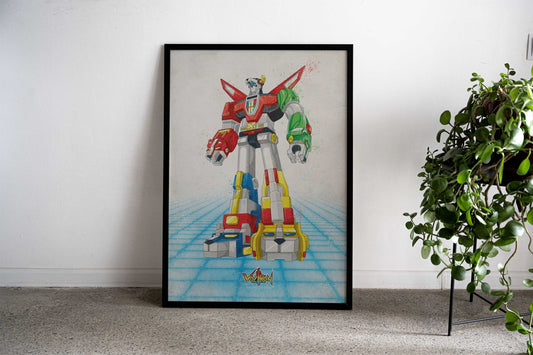 Voltron № 2 Asian Style Poster | Wall Art for Home & Office | High-Quality Print - High-Quality Visual Display
