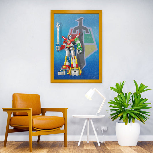 Voltron № 6 Asian Style Poster | Wall Art for Home & Office | High-Quality Print - High-Quality Visual Display