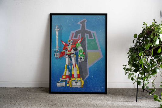 Voltron № 6 Asian Style Poster | Wall Art for Home & Office | High-Quality Print - High-Quality Visual Display