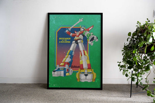 Voltron № 7 Asian Style Poster | Wall Art for Home & Office | High-Quality Print - High-Quality Visual Display