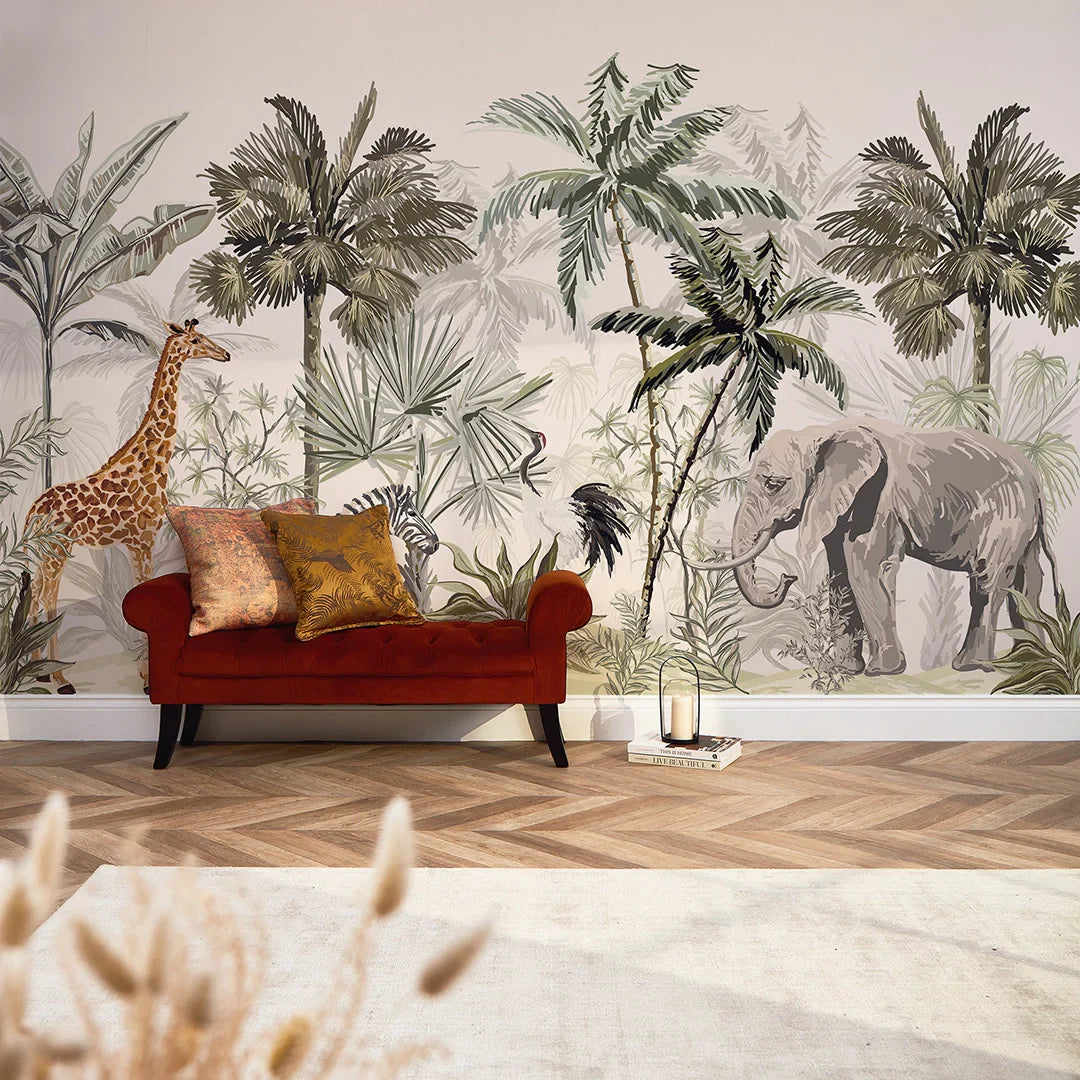 Retro Adventure Mural