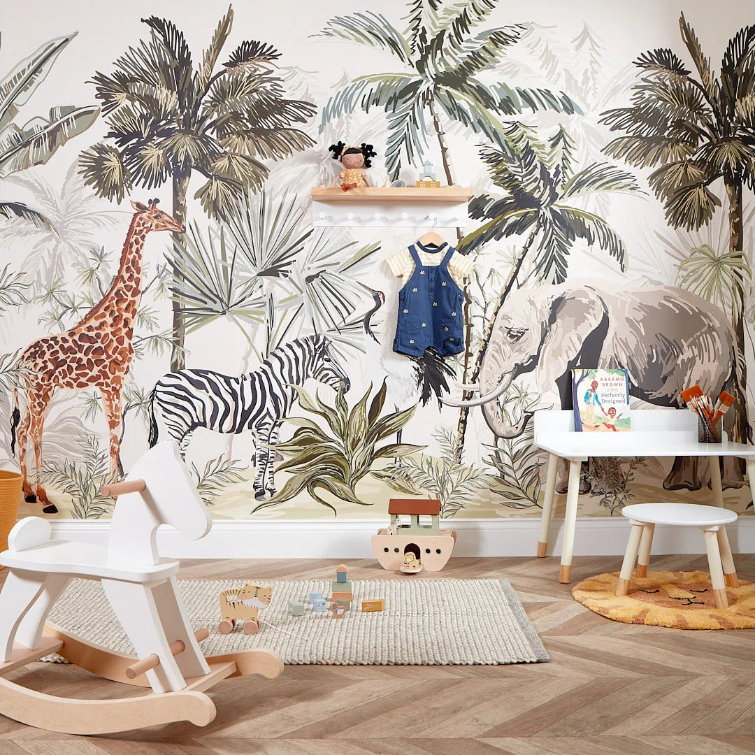 Retro Adventure Mural