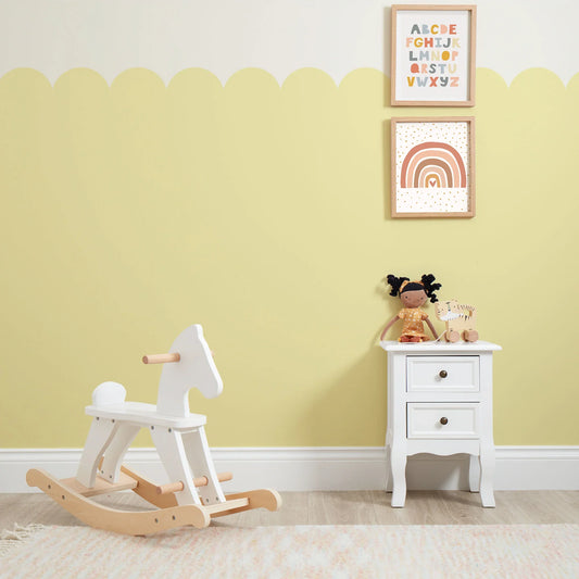 Mustard Boho Mermaid Wall Mural