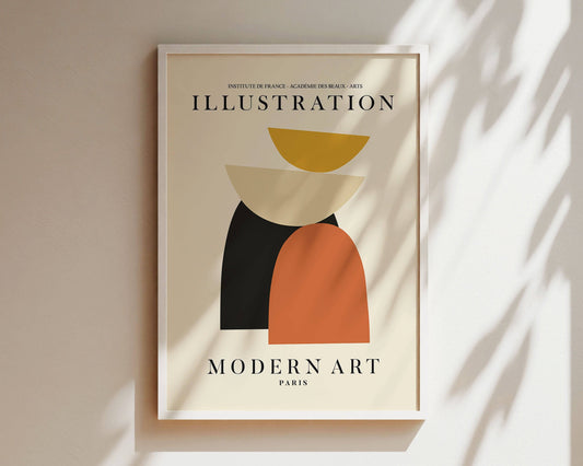 Modern Art Illustration Print No1