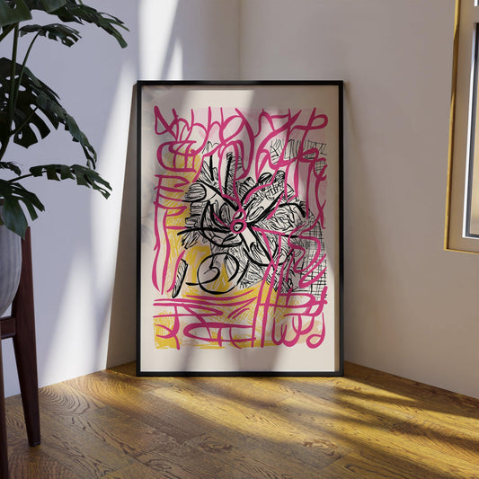 Modern Art Illustration Print No4