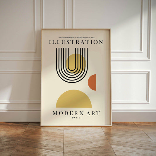 Modern Art Illustration Print No3