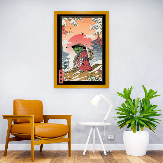 Wandering Toad Ukiyo Asian Style Poster | Wall Art for Home & Office | High-Quality Print - High-Quality Visual Display