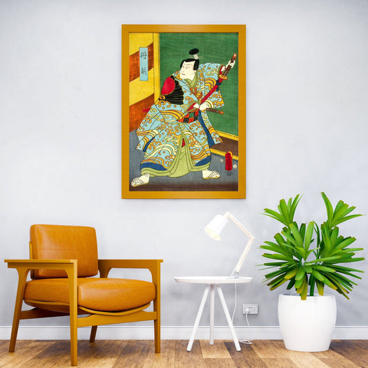 Warrior Spirit Asian Style Poster | Wall Art for Home & Office | High-Quality Print - High-Quality Visual Display