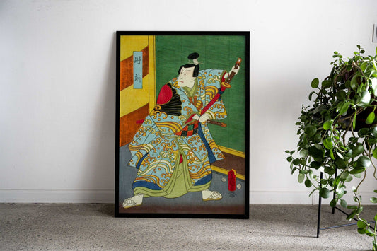 Warrior Spirit Asian Style Poster | Wall Art for Home & Office | High-Quality Print - High-Quality Visual Display