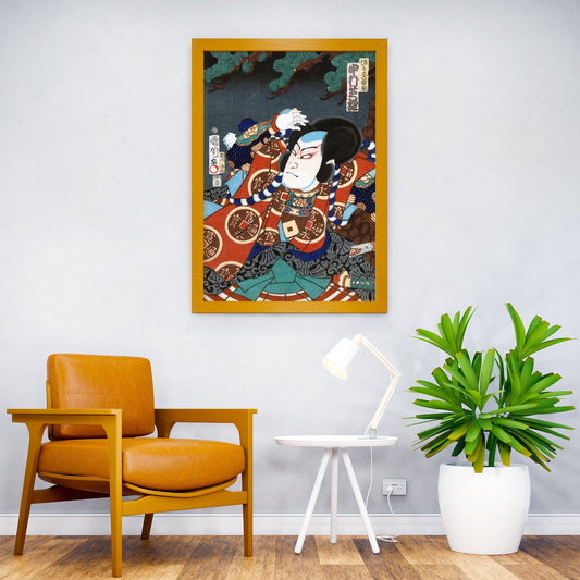 Warriors Gaze Asian Style Poster | Wall Art for Home & Office | High-Quality Print - High-Quality Visual Display