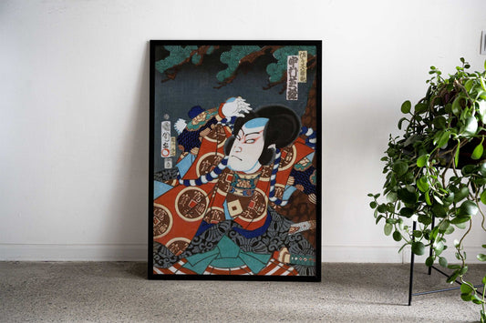 Warriors Gaze Asian Style Poster | Wall Art for Home & Office | High-Quality Print - High-Quality Visual Display