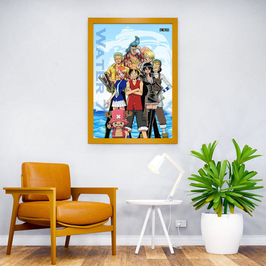 Water 7 Asian Style Poster | Wall Art for Home & Office | High-Quality Print - High-Quality Visual Display