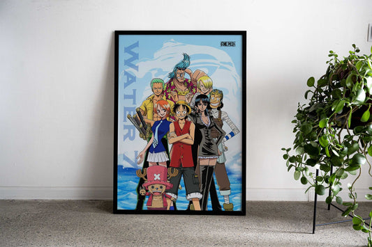 Water 7 Asian Style Poster | Wall Art for Home & Office | High-Quality Print - High-Quality Visual Display