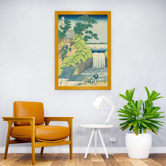 Waterfall of Amida Asian Style Poster | Wall Art for Home & Office | High-Quality Print - High-Quality Visual Display