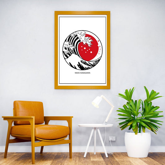 Wave Kanagawa Asian Style Poster | Wall Art for Home & Office | High-Quality Print - High-Quality Visual Display