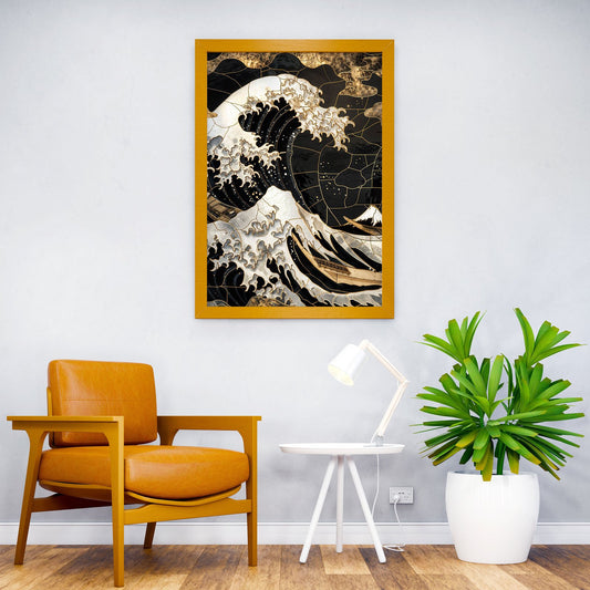 Wave of kanagawa Asian Style Poster | Wall Art for Home & Office | High-Quality Print - High-Quality Visual Display
