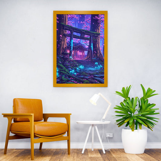 Whispers of the Sakura Grove Asian Style Poster | Wall Art for Home & Office | High-Quality Print - High-Quality Visual Display