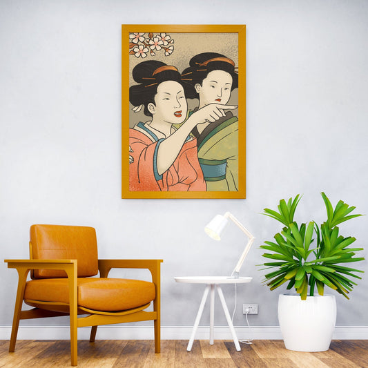 Woman Yelling at a Cat 1 Asian Style Poster | Wall Art for Home & Office | High-Quality Print - High-Quality Visual Display