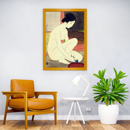 Woman after bath Asian Style Poster | Wall Art for Home & Office | High-Quality Print - High-Quality Visual Display