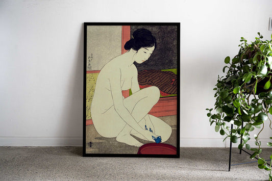 Woman after bath Asian Style Poster | Wall Art for Home & Office | High-Quality Print - High-Quality Visual Display