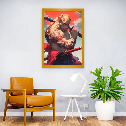 Yakuza Gangster Monkey Asian Style Poster | Wall Art for Home & Office | High-Quality Print - High-Quality Visual Display