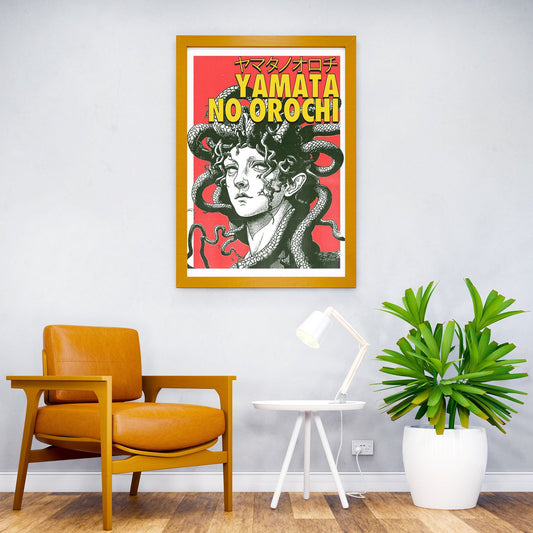 Yamata no Orochi Asian Style Poster | Wall Art for Home & Office | High-Quality Print - High-Quality Visual Display