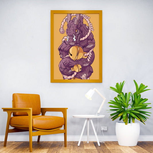 Year of the Dragon 2024 Asian Style Poster | Wall Art for Home & Office | High-Quality Print - High-Quality Visual Display