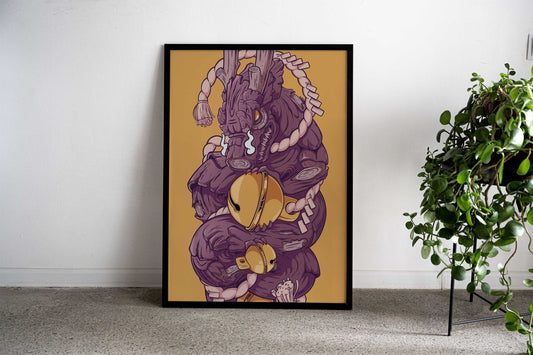 Year of the Dragon 2024 Asian Style Poster | Wall Art for Home & Office | High-Quality Print - High-Quality Visual Display