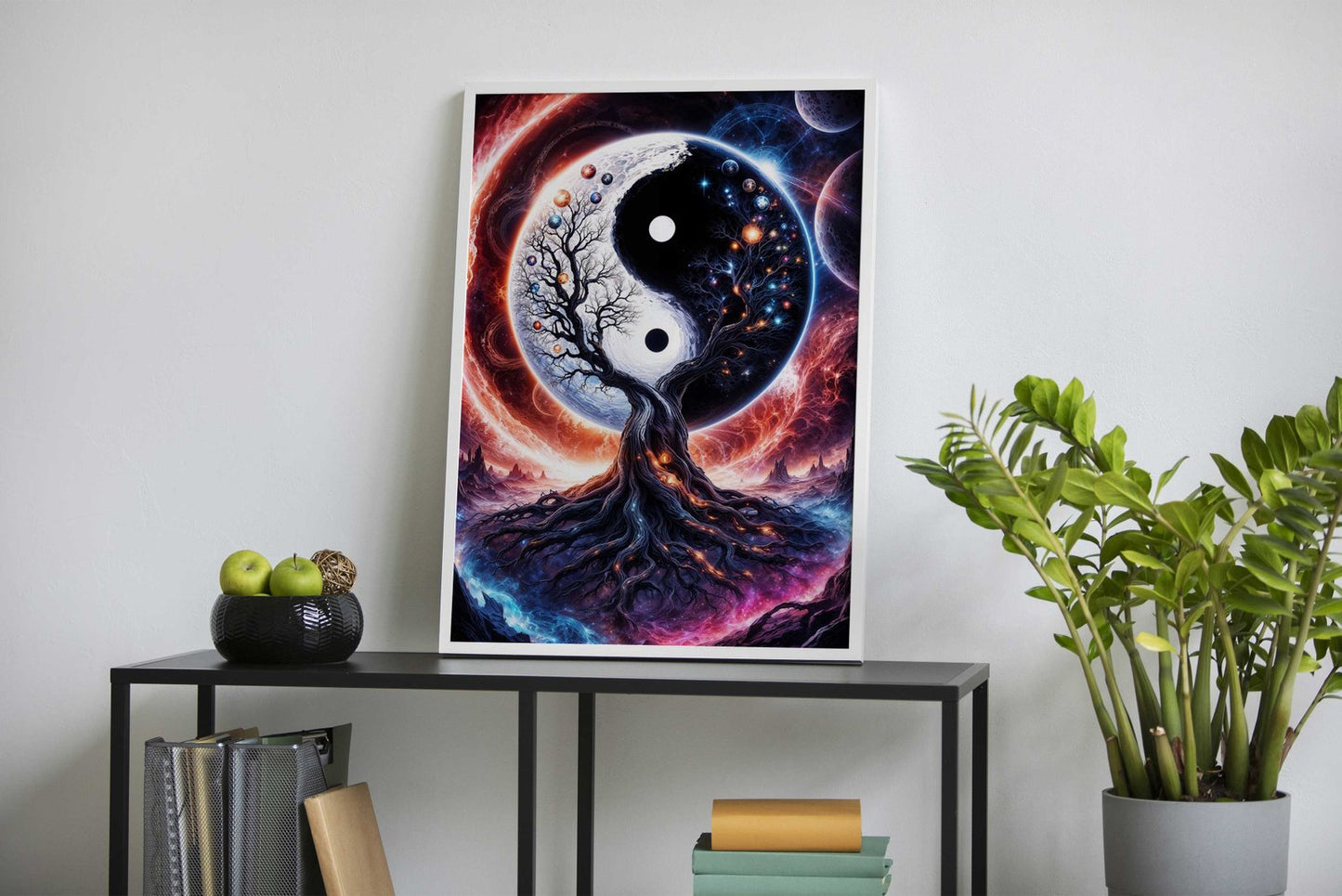 Yin Yang Tree of Life Asian Style Poster | Wall Art for Home & Office | High-Quality Print