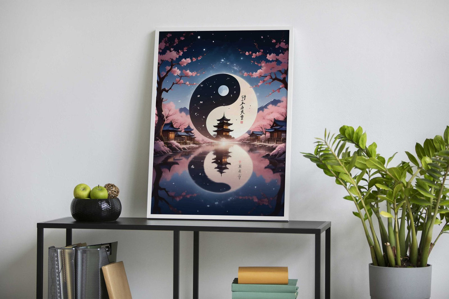 Yin and Yang Landscapes Asian Style Poster | Wall Art for Home & Office | High-Quality Print - High-Quality Visual Display