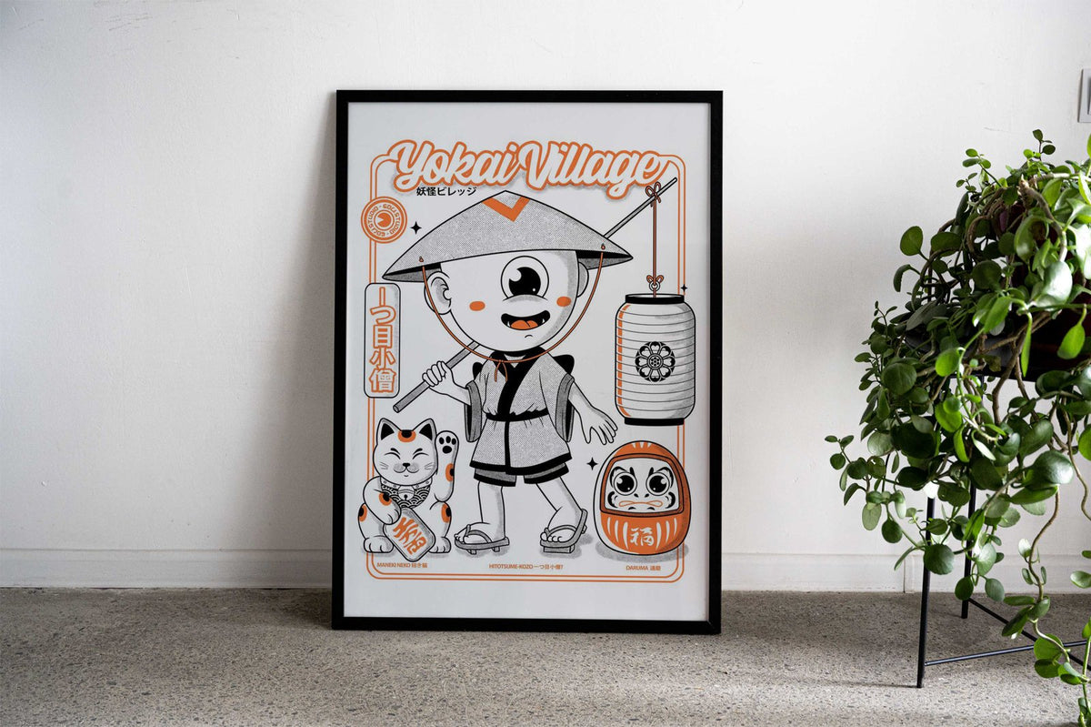 Yocai Village Asian Style Poster | Wall Art for Home & Office | High-Quality Print - High-Quality Visual Display