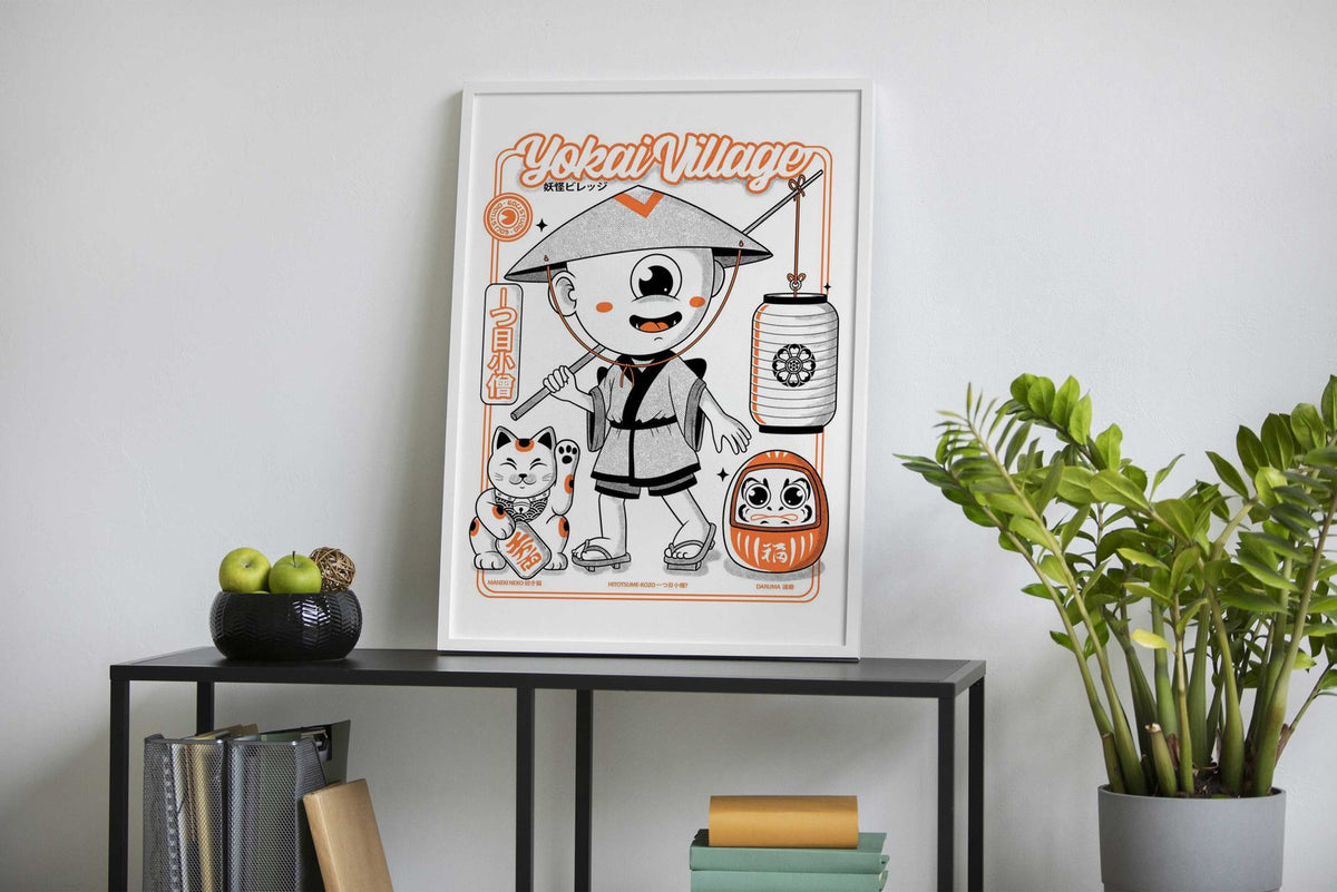 Yocai Village Asian Style Poster | Wall Art for Home & Office | High-Quality Print - High-Quality Visual Display