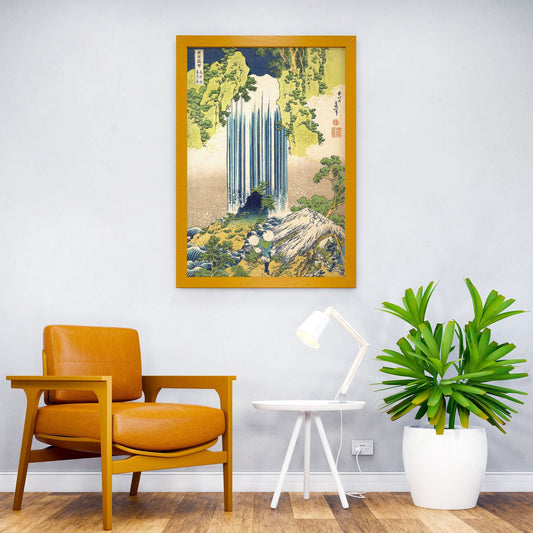 Yoro Waterfall in Mino Asian Style Poster | Wall Art for Home & Office | High-Quality Print - High-Quality Visual Display