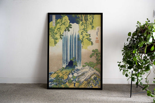 Yoro Waterfall in Mino Asian Style Poster | Wall Art for Home & Office | High-Quality Print - High-Quality Visual Display