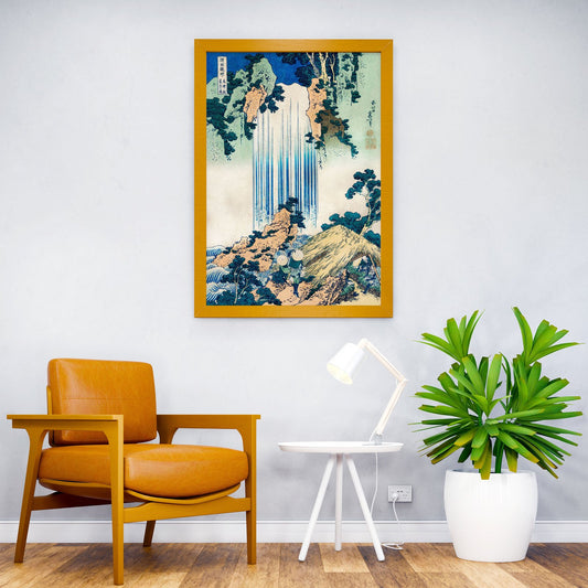 Yoro Waterfall Asian Style Poster | Wall Art for  Home & Office | High-Quality Print - High-Quality Visual Display