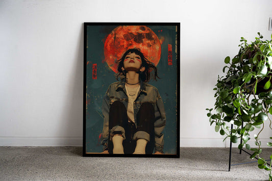 Young Asian Vintage Poster Asian Style Poster | Wall Art for Home & Office | High-Quality Print - High-Quality Visual Display