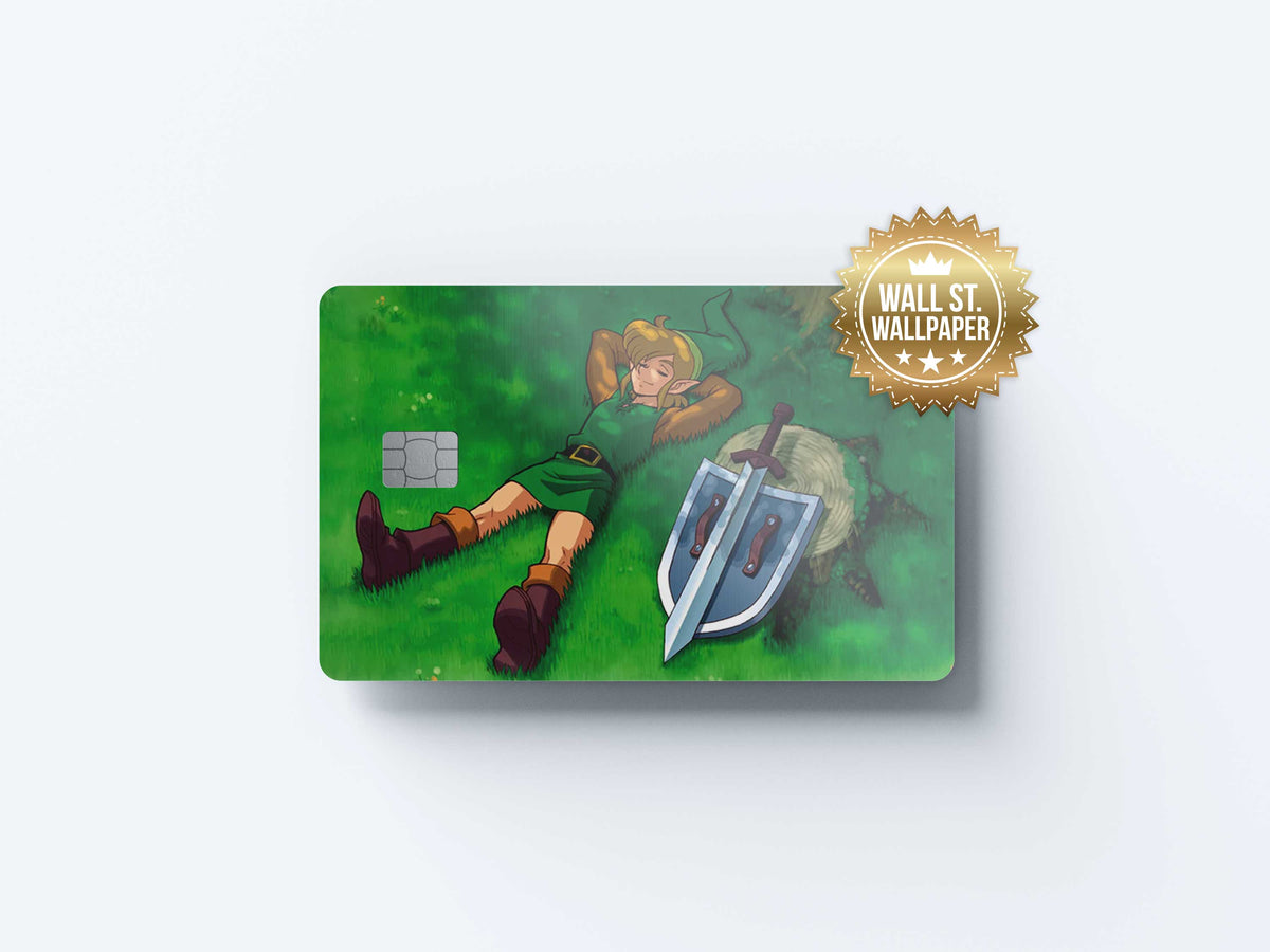 Zelda Link Nintendo - Premium Vinyl Credit Card Skin Cover by Wonderwallsboutique
