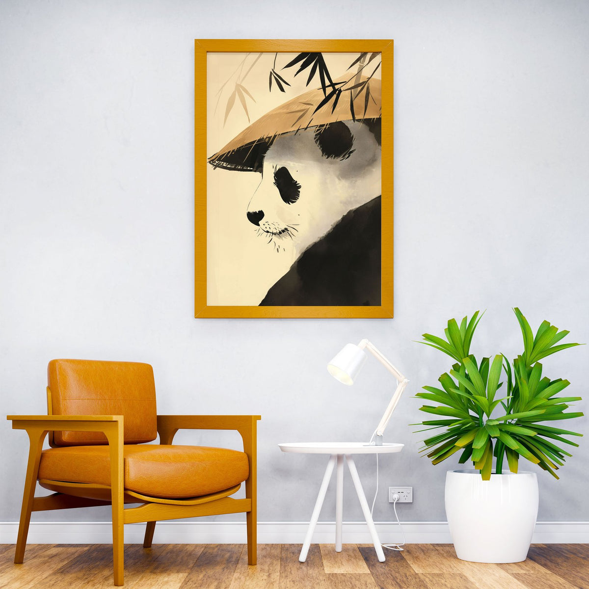 Zen Bamboo Panda Bear Asian Style Poster |  Wall Art for Home & Office | High-Quality Print - High-Quality Visual Display