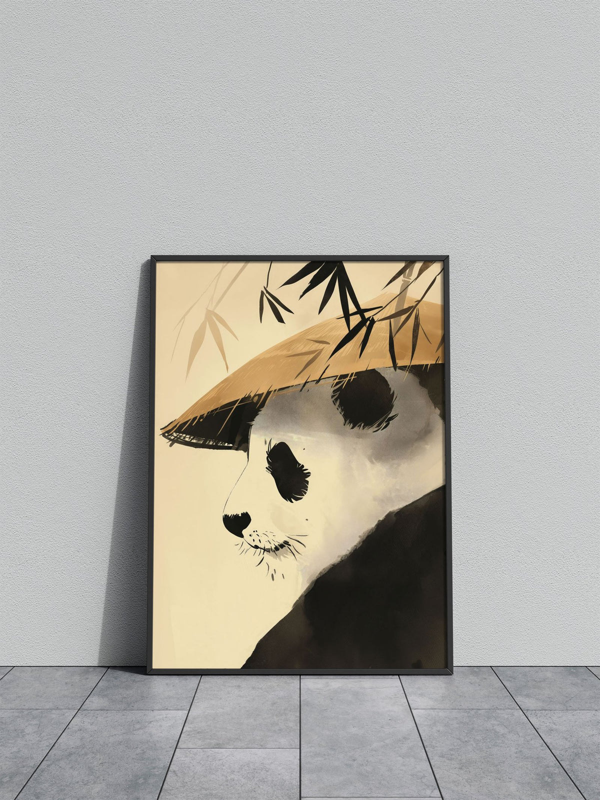 Zen Bamboo Panda Bear Asian Style Poster |  Wall Art for Home & Office | High-Quality Print - High-Quality Visual Display