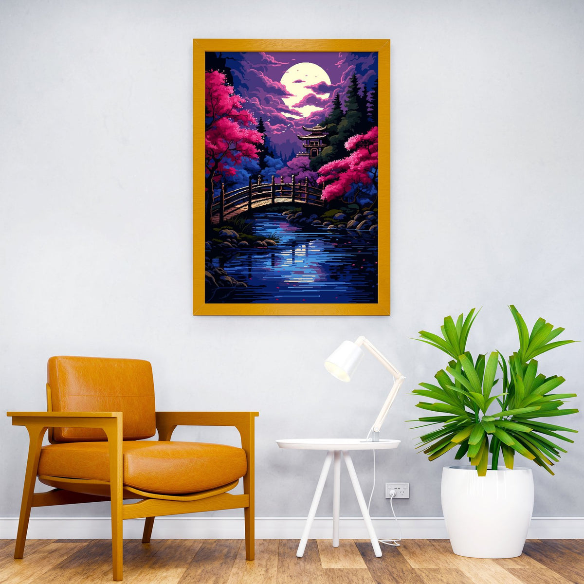 Zen Garden Japanese Art Asian Style Poster |  Wall Art for Home & Office | High-Quality Print - High-Quality Visual Display