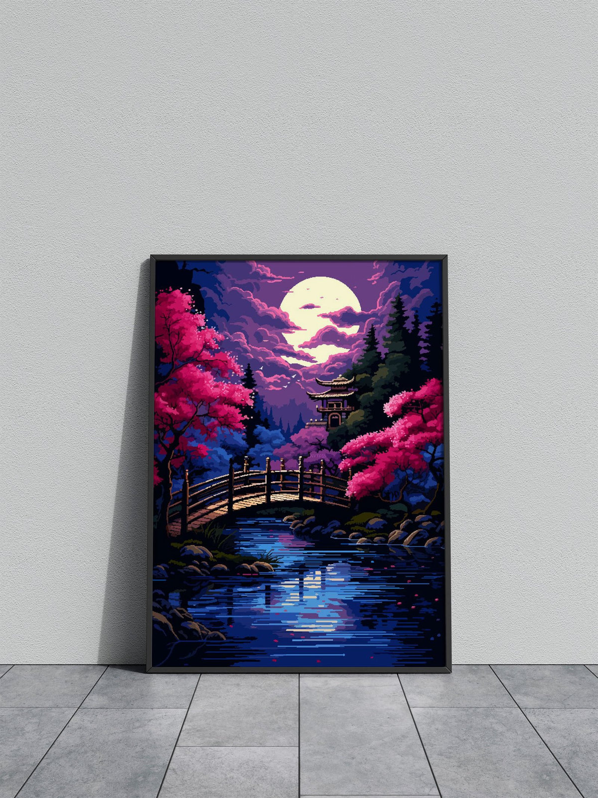 Zen Garden Japanese Art Asian Style Poster |  Wall Art for Home & Office | High-Quality Print - High-Quality Visual Display