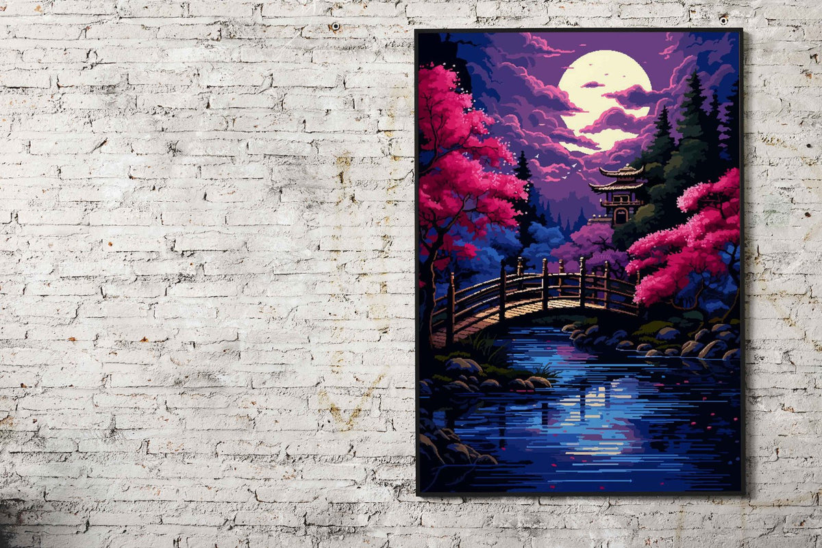 Zen Garden Japanese Art Asian Style Poster |  Wall Art for Home & Office | High-Quality Print - High-Quality Visual Display
