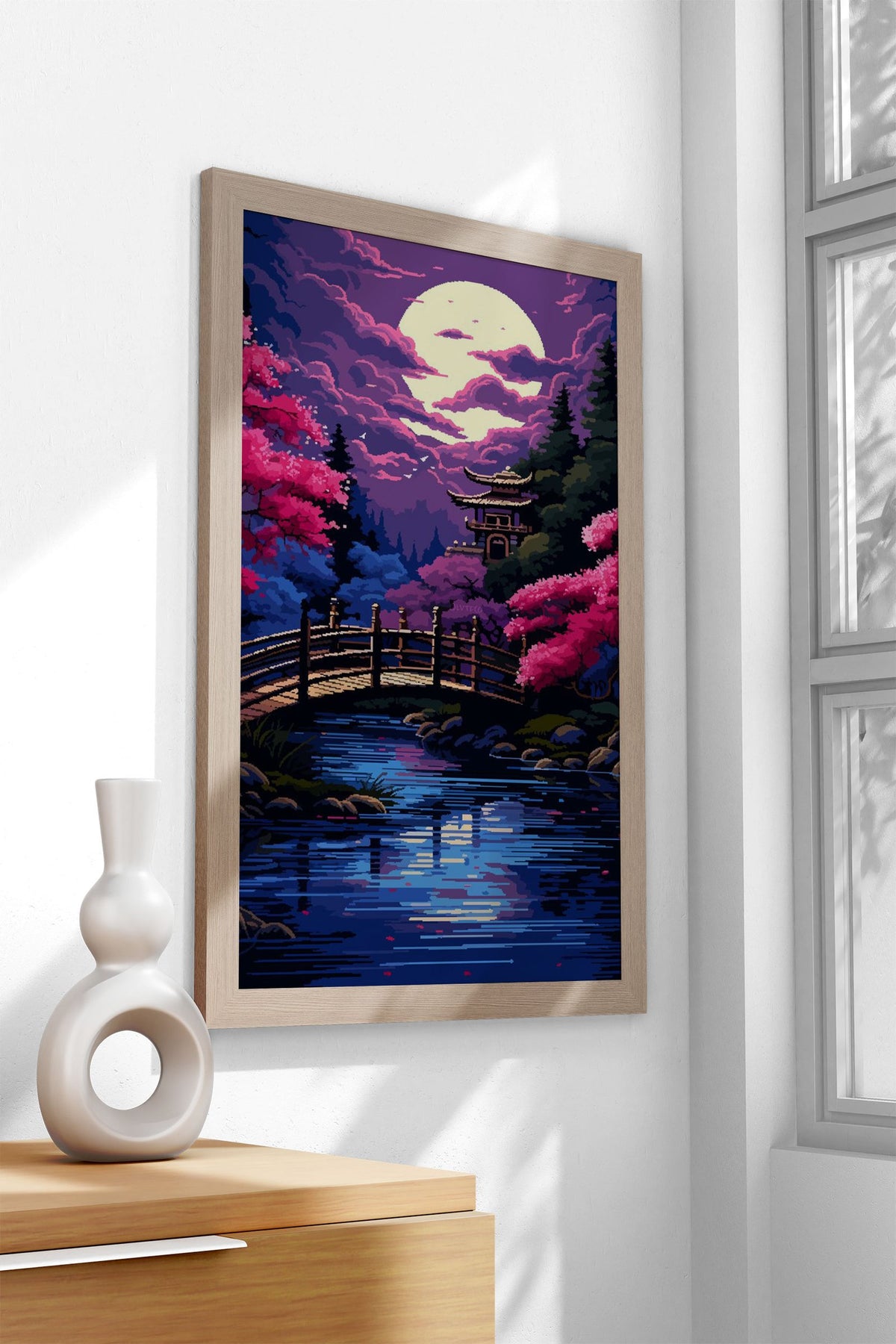 Zen Garden Japanese Art Asian Style Poster |  Wall Art for Home & Office | High-Quality Print - High-Quality Visual Display