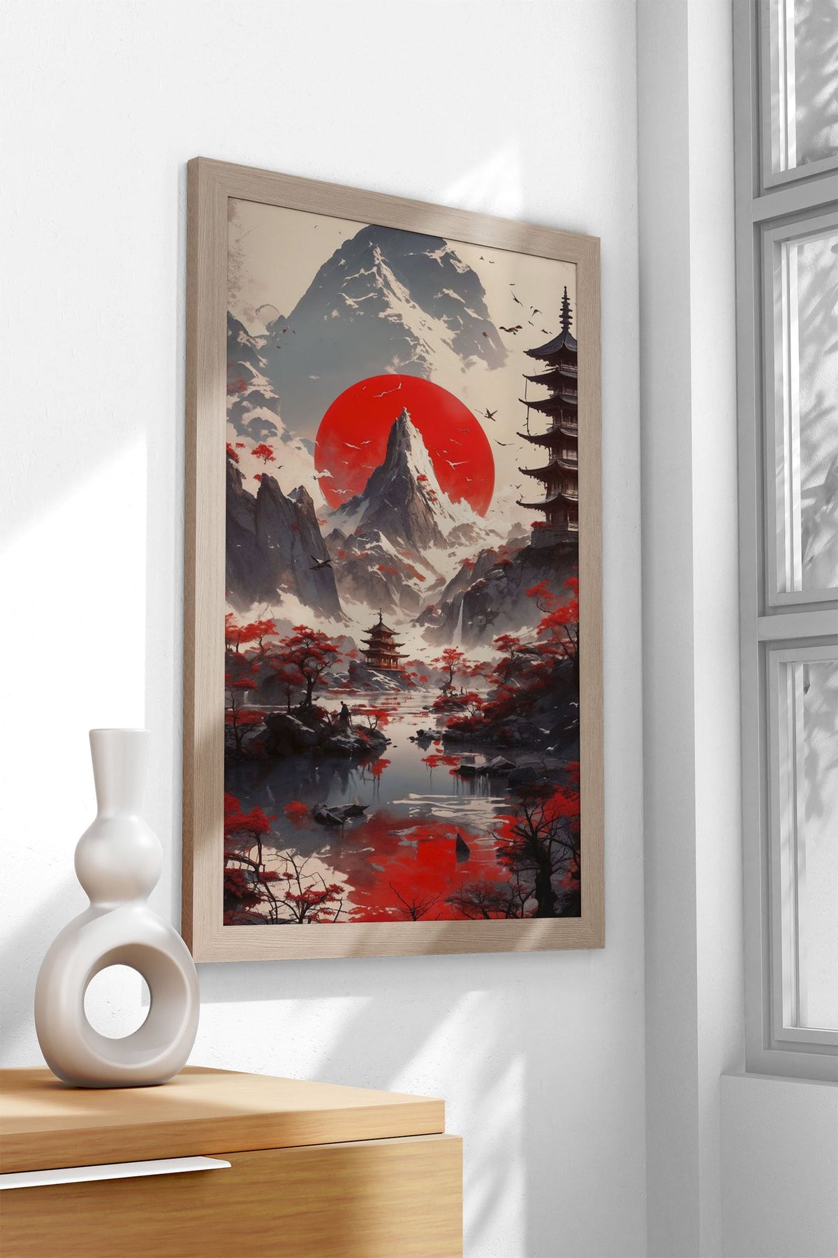 Zen Horizons Asian Style Poster | Wall Art for  Home & Office | High-Quality Print - High-Quality Visual Display