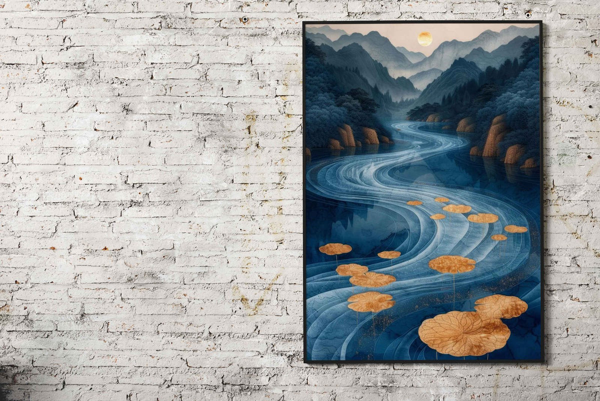 Zen III Asian Style Poster | Wall Art for Home &  Office | High-Quality Print - High-Quality Visual Display