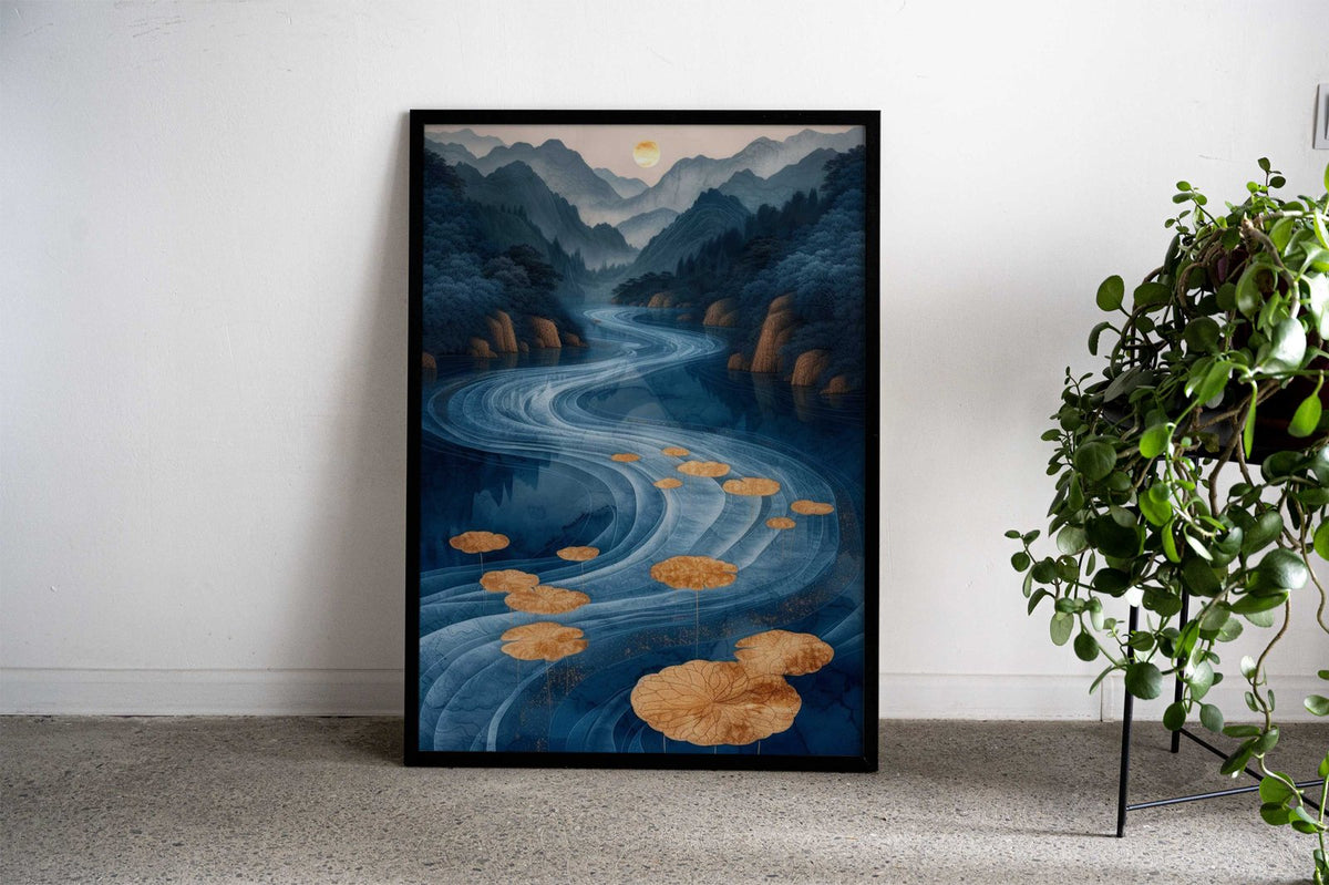Zen III Asian Style Poster | Wall Art for Home &  Office | High-Quality Print - High-Quality Visual Display