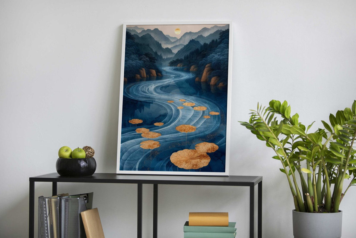 Zen III Asian Style Poster | Wall Art for Home &  Office | High-Quality Print - High-Quality Visual Display