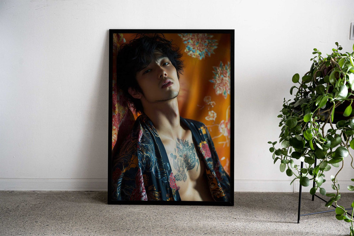 Zen Intensity Asian Style Poster | Wall Art for H ome & Office | High-Quality Print - High-Quality Visual Display