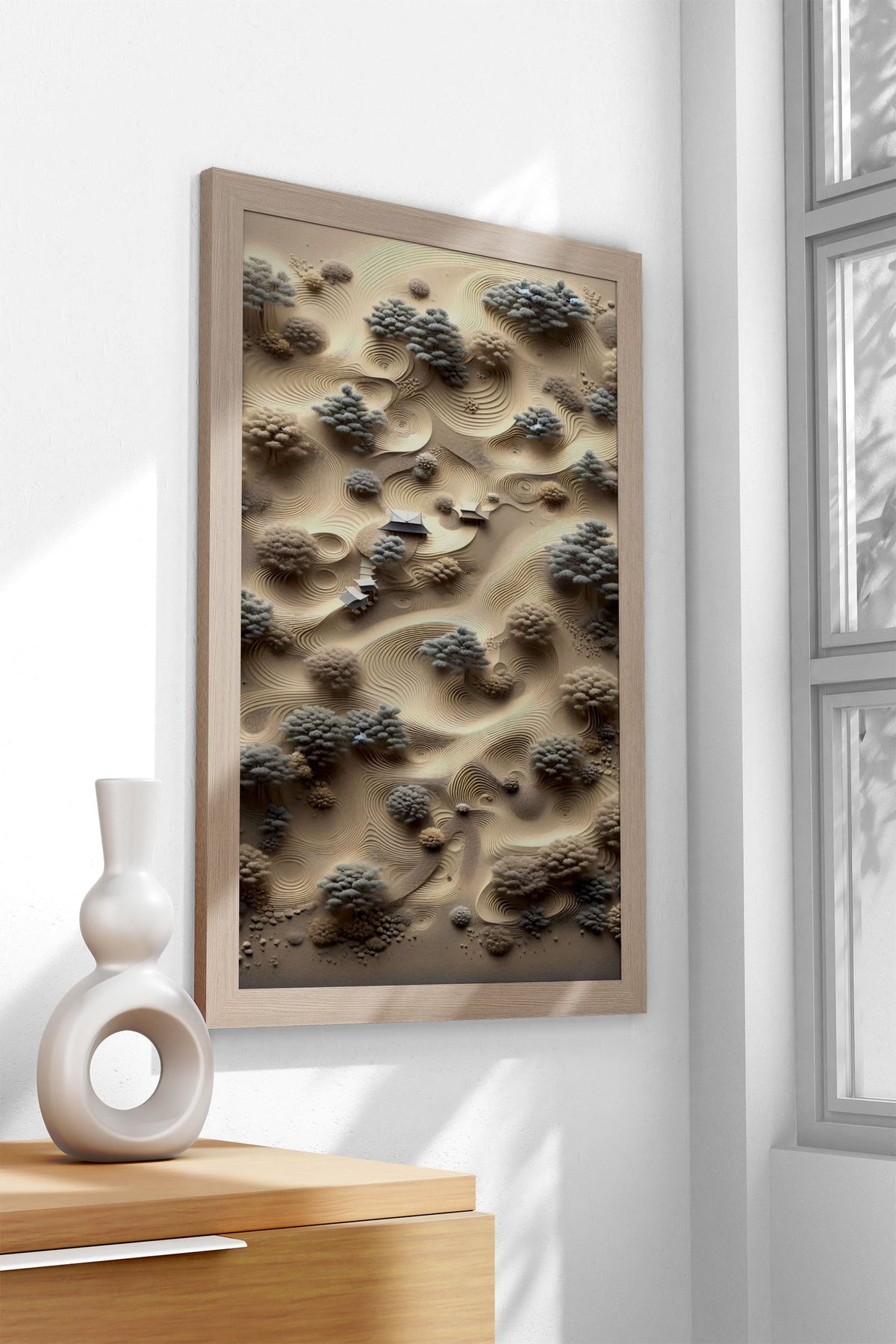 Zen Perspective Asian Style Poster | Wall Art f or Home & Office | High-Quality Print - High-Quality Visual Display